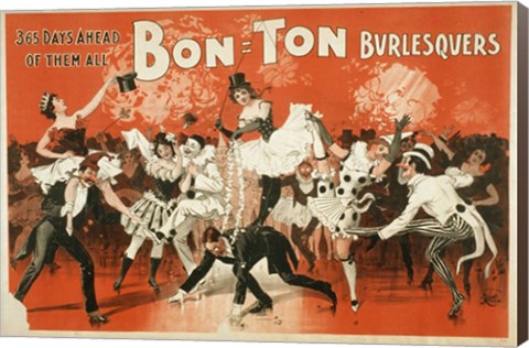 Framed Bon-Ton Burlesquers Print