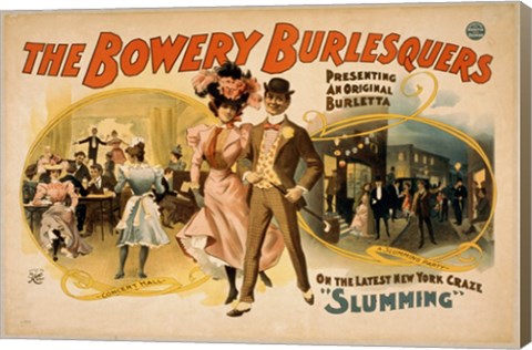 Framed Bowery Burlesquers Print