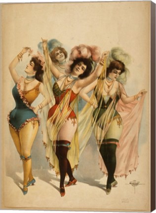 Framed Gaiety Dancers Print