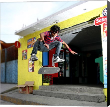 Framed Kickflip Print