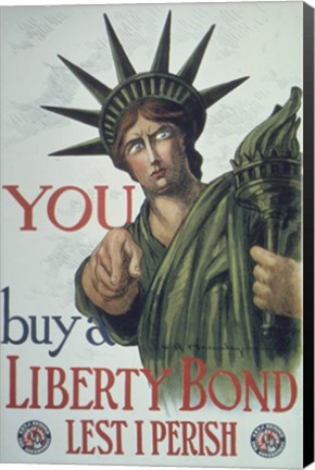 Framed You Buy a Liberty Bond Print