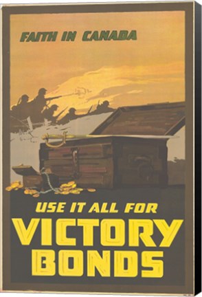 Framed Faith in Canada - Victory War Bonds Print