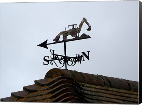 Framed Weathervane, Upper Mannington Print