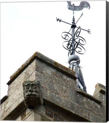 Framed Weathervan on the Church of St Mary, Horncastle Print