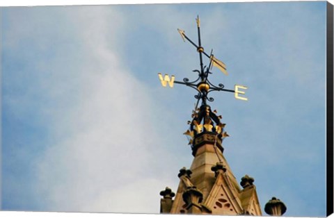 Framed Weathervane, Belfast Print