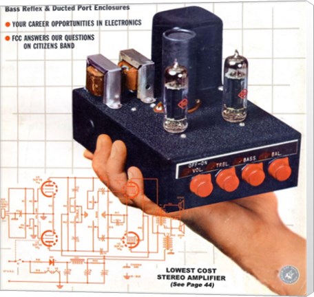 Framed Electronics World September, 1959 Print