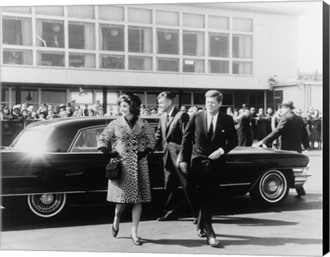 Framed Mrs. Kennedy, President Kennedy National Airport Print