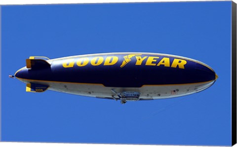 Framed Goodyear Blimp Print