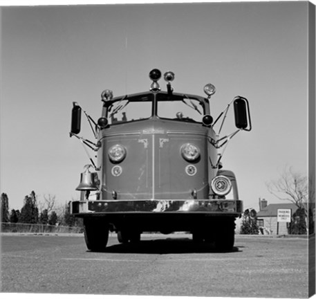 Framed Fire Engine Print