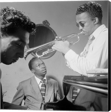 Framed Miles Davis, Howard McGhee, September 1947 Print