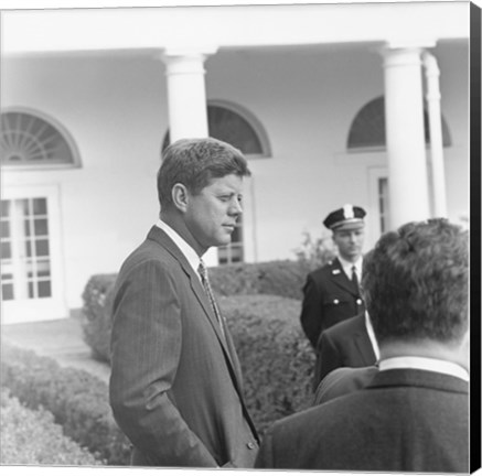 Framed President KennedyGreets Latin American Archivists Print