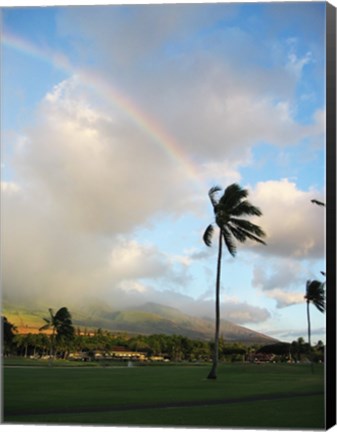 Framed Rainbow in Hawaii Print