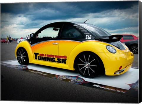 Framed VW New Beetle Tuning 2 Print
