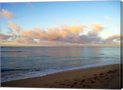 Framed Waikiki Beach Print