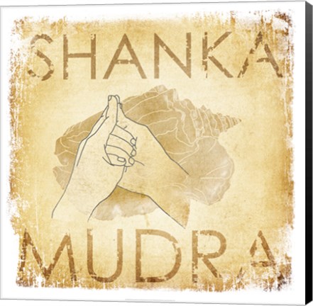 Framed Shanka Mudra (Conch) Print