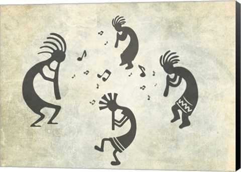 Framed Kokopelli Jam Session Print