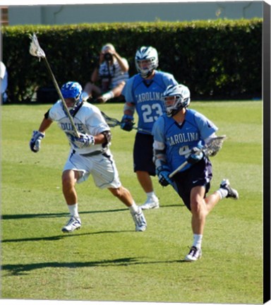 Framed UNC Duke Lacrosse Print