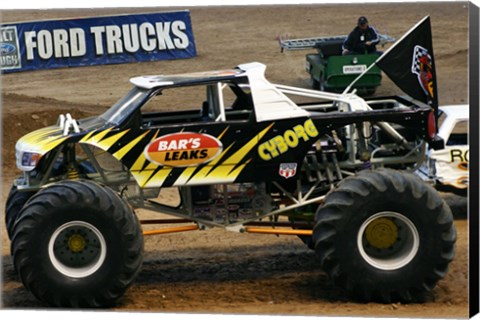 Framed Cyborg Monster Truck Print