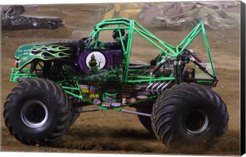 Framed Grave Digger Monster Truck Print