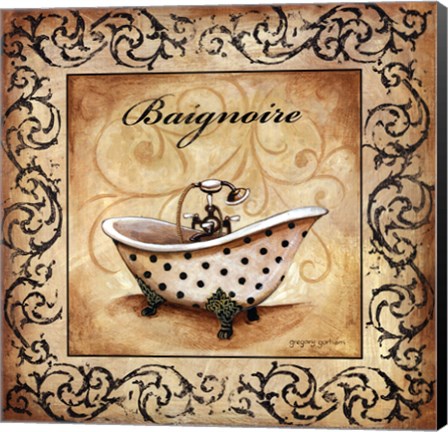 Framed Classic Baignoire Print