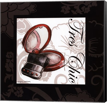 Framed Makeup Bag II Print