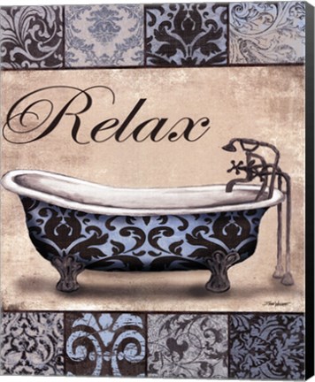 Framed Relax Bath - mini Print