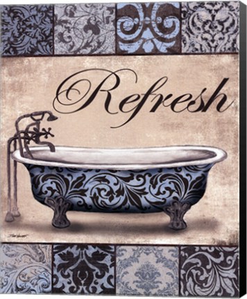 Framed Refresh Bath - mini Print