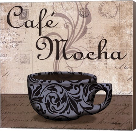 Framed Cafe Mocha - petite Print