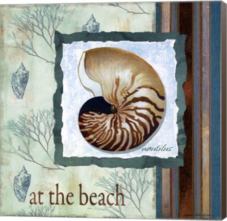 Framed AT THE BEACH Print