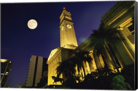 Framed City Hall King George Square Brisbane Australia Print