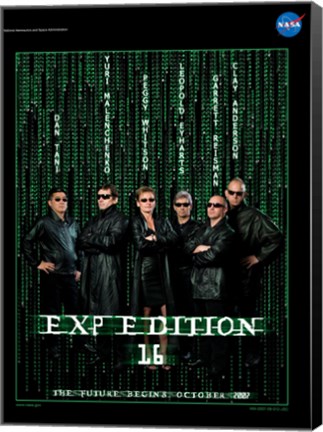 Framed Expedition 16 The Matrix Crew Poster Print