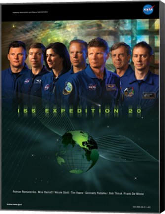 Framed Expedition 20 Crew Poster Print