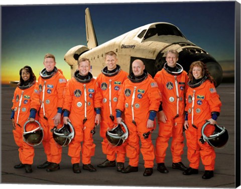 Framed STS 121 Crew Portrait Print