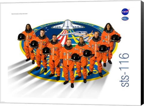 Framed STS 116 Mission Poster Print