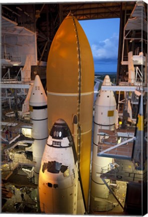 Framed STS-135 Atlantis rollout Print