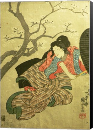 Framed Femme Samurai Print