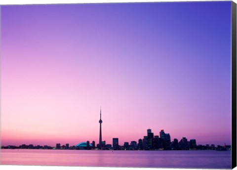 Framed Buildings on the waterfront, Toronto, Ontario, Canada Print