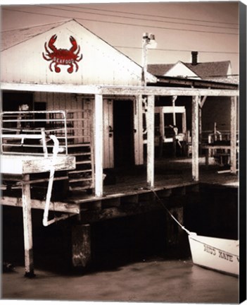 Framed Crab Shack 1 Print