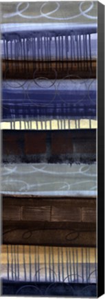 Framed Blue Moon Panel I Print