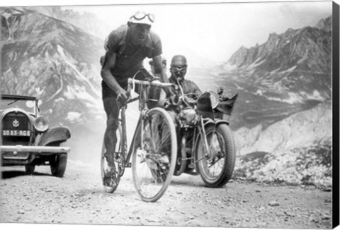 Framed Federico Ezquerra  Tour de France 1934 Print