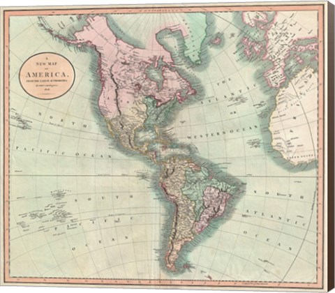 Framed 1799 Clement Cruttwell Map of West Indies Print