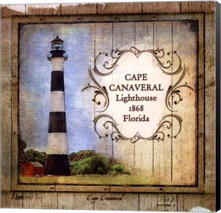 Framed Florida Lighthouse II Print