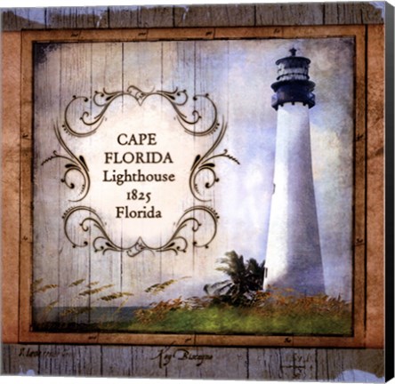 Framed Florida Lighthouse III Print