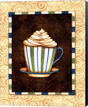 Framed Mocha Lattee I Print