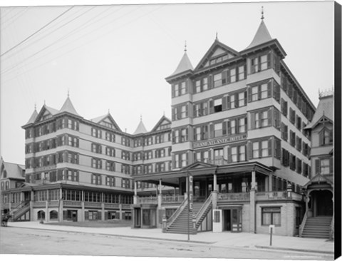 Framed Grand Atlantic Hotel, Atlantic City, NJ Print