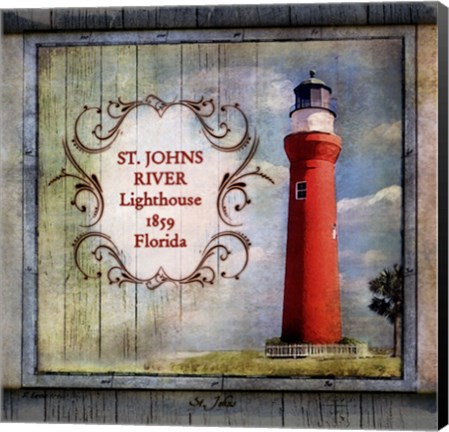 Framed Florida Lighthouse XI Print