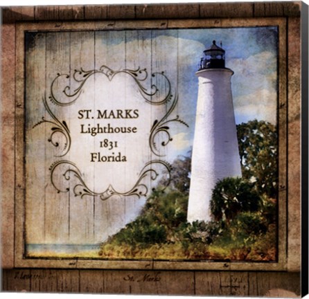 Framed Florida Lighthouse XII Print