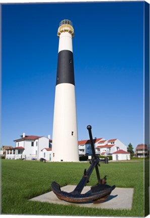 Framed Absecon Lighthouse Museum, Atlantic County, Atlantic City, New Jersey, USA Print