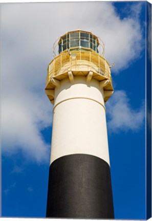 Framed Absecon Lighthouse Museum, Atlantic County, Atlantic City, New Jersey up close Print