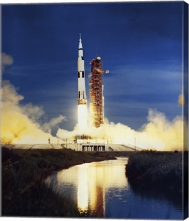 Framed Apollo Saturn V Print